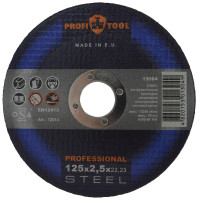 PROFITOOL PROFESSIONAL cutting-off wheel for metal 125x2.5x22.2 mm (72014)