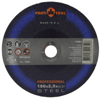Круг відрізний по металу PROFITOOL PROFESSIONAL 180х2,5х22,2 мм (72021)