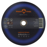 Круг відрізний по металу PROFITOOL INDUSTRIAL 230х2,5х22,2 мм (72024)