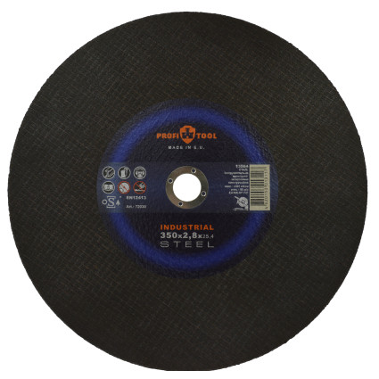 Круг відрізний по металу PROFITOOL INDUSTRIAL 350х2,8х25,4 мм (72030)