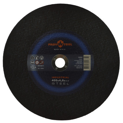 Круг відрізний по металу PROFITOOL INDUSTRIAL 400х4,0х32,0 мм (72033)