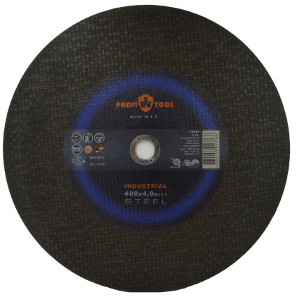 Круг відрізний по металу PROFITOOL INDUSTRIAL 400x4,0x25,4 мм (72034)