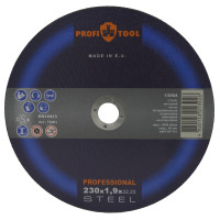 Круг відрізний по металу PROFITOOL PROFESSIONAL 230x1,9x22,2 мм (72061)