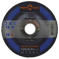 Круг зачистной по металлу PROFITOOL PROFESSIONAL 125х6,0х22,2 мм (76003)