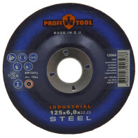 Круг зачисний по металу PROFITOOL INDUSTRIAL 125х6,0х22,2 мм (76004)