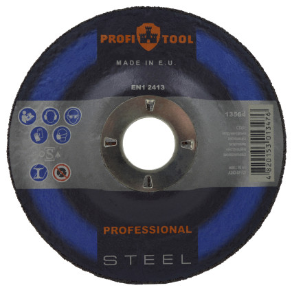 Круг зачистной по металлу PROFITOOL PROFESSIONAL 150х6,0х22,2 мм (76005)