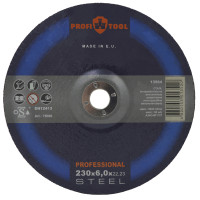 Круг зачистной по металлу PROFITOOL PROFESSIONAL 230х6,0х22,2 мм (76009)