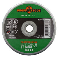Круг зачистной конический PROFITOOL PROFESSIONAL 110/90х55хM14 (SIC 24) (78001)