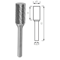 Cylindrical burr cutter without end teeth PROFITOOL - 16x25x70x6 mm (A15256-6)