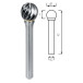 Борфреза сферическая PROFITOOL - 12х11х56x6 мм (D12126-3INOX)