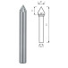 Борфреза конусная 60° PROFITOOL - 3х2,5х38x3 мм (J03033-6)