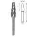 Борфреза коническая скругленная PROFITOOL - 16х33х78х6 мм (L15336-3)