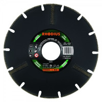 Коло алмазне Rhodius сегментне 115x2, 4х22, 2 мм, PRO DG 25, сегмент 3 мм, мармур, натуральний камінь (арт. 303171)