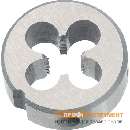 Плашка VOLKEL BSF 1"х10, HSS, DIN 223 (DIN EN 22568), 55x22 мм, резьба BS 84, для ручного использования VS, неабразивные материалы до 800 Н/кв.мм (22838)