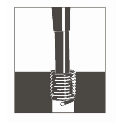 Вставка резьбовая VOLKEL М11х1,5, L=1.5D, DIN 8140, допуск ISO 2 (6H) (07319)