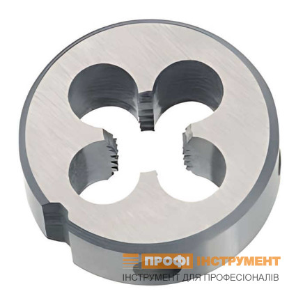 Плашка VOLKEL BSF 5/16"х22, HSS, DIN 223 (DIN EN 22568), 25x9 мм, резьба BS 84, для ручного использования VS, неабразивные материалы до 800 Н/кв.мм (22816)