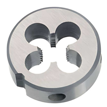 Плашка VOLKEL BSF 5/16"х22, HSS, DIN 223 (DIN EN 22568), 25x9 мм, резьба BS 84, для ручного использования VS, неабразивные материалы до 800 Н/кв.мм (22816)