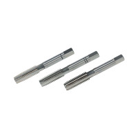 Hand tap VOLKEL UNC 1/4"x20; HSS-G; DIN 352; 19x50 mm; set 3 pcs (23314_) Hand tap VOLKEL UNC 1/4"x20; HSS-G; DIN 352; 19x50 mm; set 3 pcs (23314_)