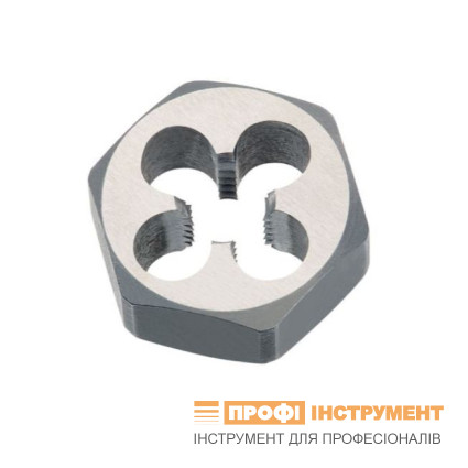 Плашка VOLKEL - 8-UN HEX 1,1/2" х8; HSS; DIN 382; 70x30 мм (24174)