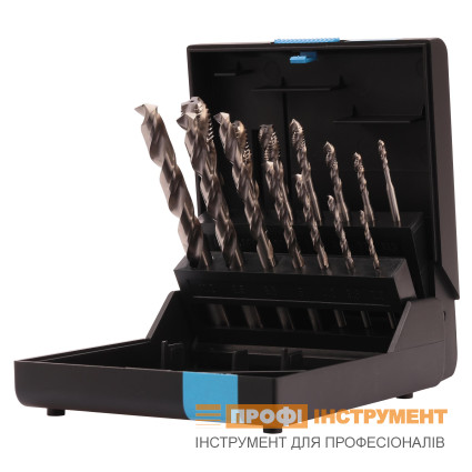 Set of machine taps VOLKEL M3-M12; drills 2.5x3.3x4.2x5.0x6.8x8.5x10.2 mm; (47847) Set of machine taps VOLKEL M3-M12; drills 2.5x3.3x4.2x5.0x6.8x8.5x10.2 mm; (47847)