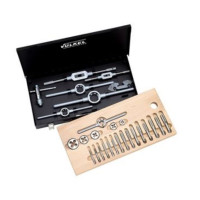 Set of taps and dies VOLKEL G 1/8"-1/4"-3/8"-1/2"-3/4"-1" (48020_)