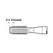 Метчик VOLKEL машинный NPT 1/4"х18; HSS-E; форма C; 22x100 мм (73436) Метчик VOLKEL машинный NPT 1/4"х18; HSS-E; форма C; 22x100 мм (73436)