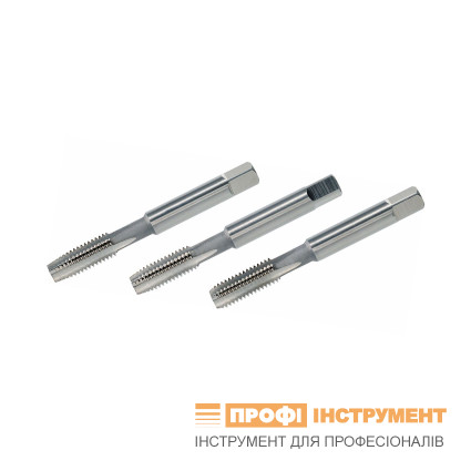 Hand tap VOLKEL UNEF 9/16"x24; HSS-G; ISO 529; 30x95 mm (set of 3 pcs) (83826)